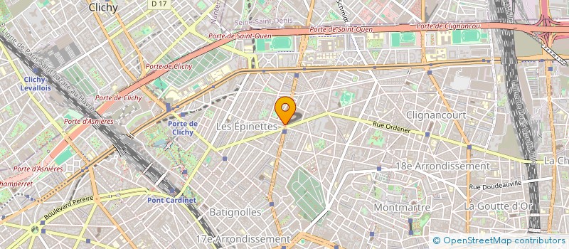 localisation de l'entreprise LA NOUVELLE BOUCHERIE DE L'EUROPE à PARIS