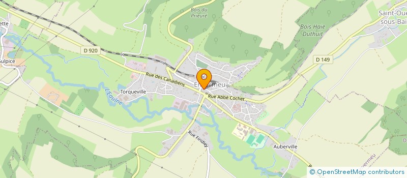 localisation de l'entreprise LA NOUVELLE BOULE ENVERMEUDOISE  ENVERMEU