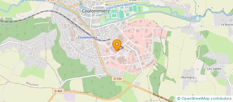 localisation de l'entreprise LA NOUVELLE BROCHURE à COULOMMIERS