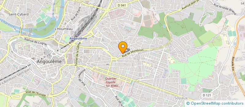 localisation de l'entreprise LA NOUVELLE CHARENTAISE à ANGOULEME