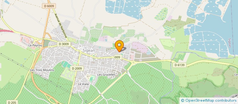 localisation de l'entreprise LA NOUVELLE CHARPENTE  SIGEAN