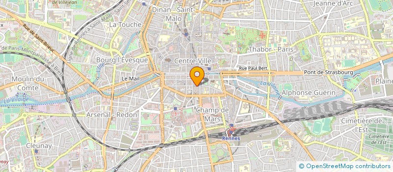 localisation de l'entreprise LA NOUVELLE COMEDIE à RENNES