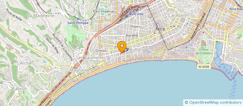 localisation de l'entreprise LA NOUVELLE COMEDIE  NICE