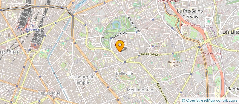 localisation de l'entreprise LA NOUVELLE COMMUNE  PARIS