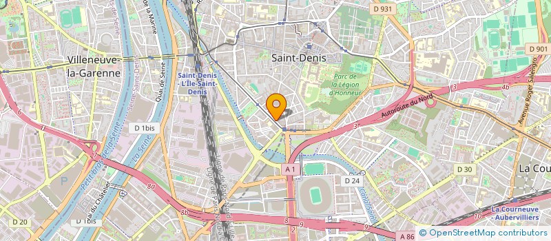 localisation de l'entreprise LA NOUVELLE COMPAGNIE  SAINT-DENIS