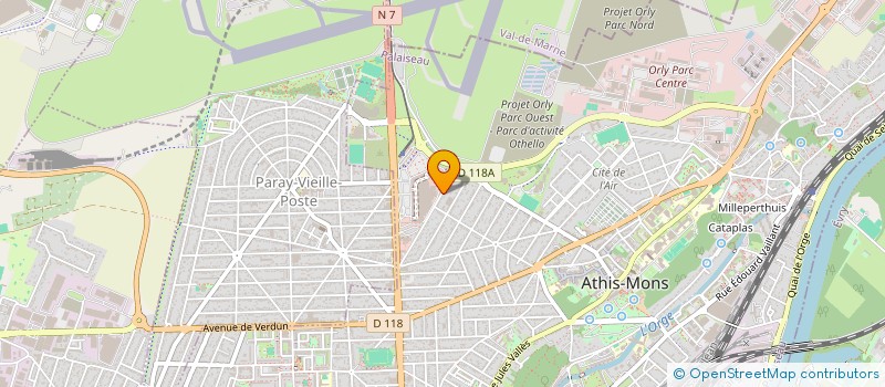 localisation de l'entreprise LA NOUVELLE COMPAGNIE DU BATIMENT à ATHIS-MONS