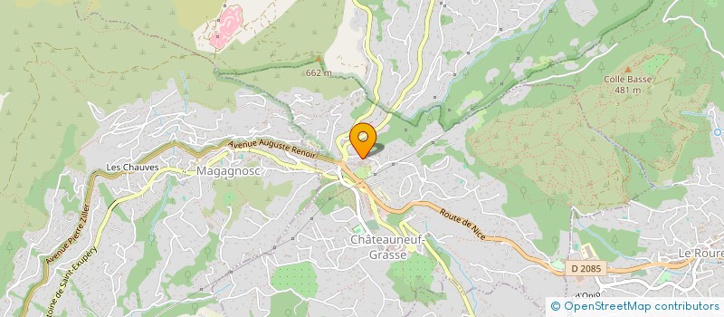 localisation de l'entreprise LA NOUVELLE CREMERIE à CHATEAUNEUF-GRASSE