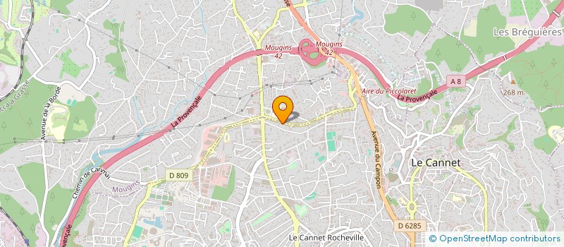 localisation de l'entreprise LA NOUVELLE CUISINE à LE CANNET