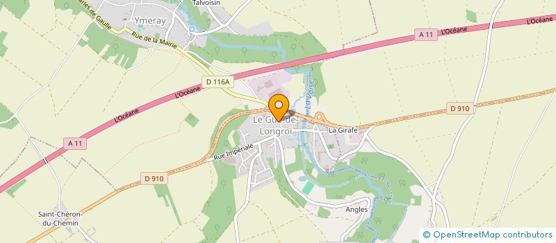 localisation de l'entreprise LA NOUVELLE DISTILLERIE à GARANCIERES-EN-BEAUCE