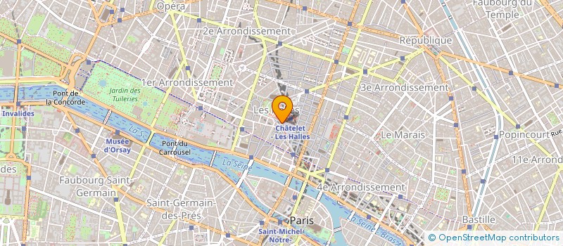 localisation de l'entreprise LA NOUVELLE DONNE à PARIS 1