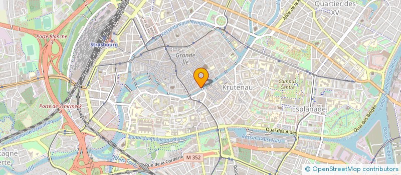 localisation de l'entreprise LA NOUVELLE DOUANE à STRASBOURG