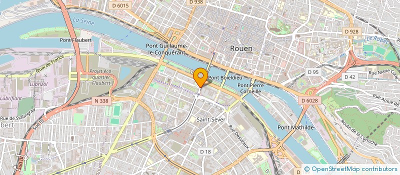 localisation de l'entreprise LA NOUVELLE DYNAMIQUE à ROUEN