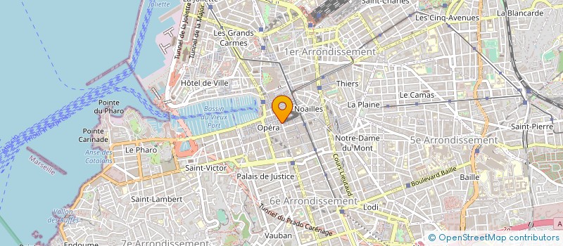 localisation de l'entreprise LA NOUVELLE ECOLE MUSIQUE THEATRE CINEMA à MARSEILLE