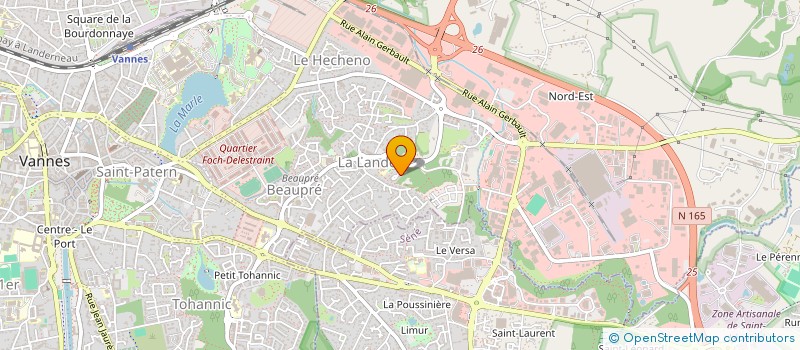 localisation de l'entreprise LA NOUVELLE EGLISE EVANGELIQUE DE FRANCE à VANNES