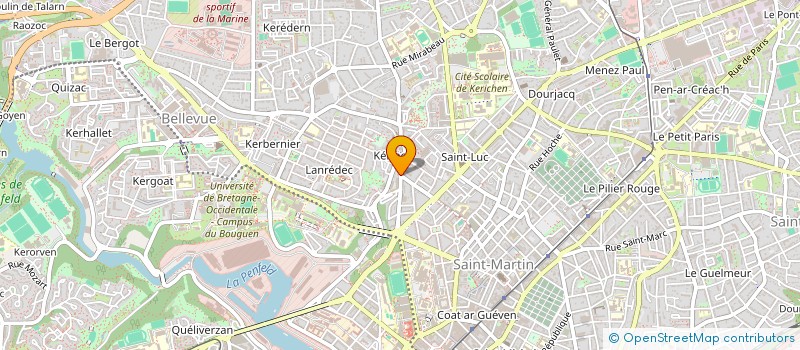 localisation de l'entreprise LA NOUVELLE ELEGANTE  PLOUGASTEL-DAOULAS