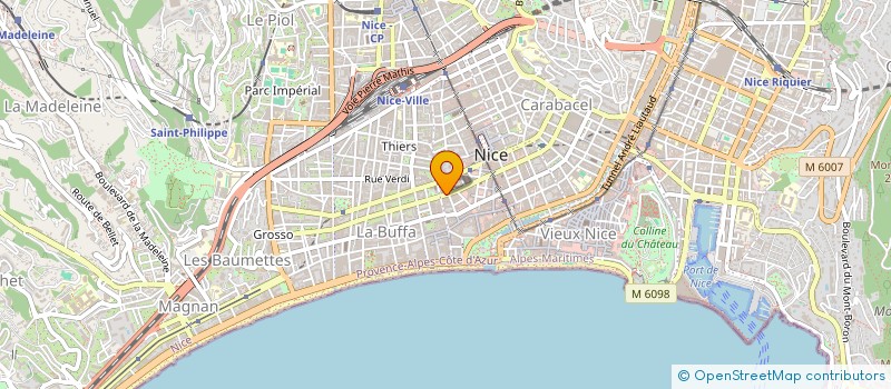 localisation de l'entreprise LA NOUVELLE EQUIPE à NICE
