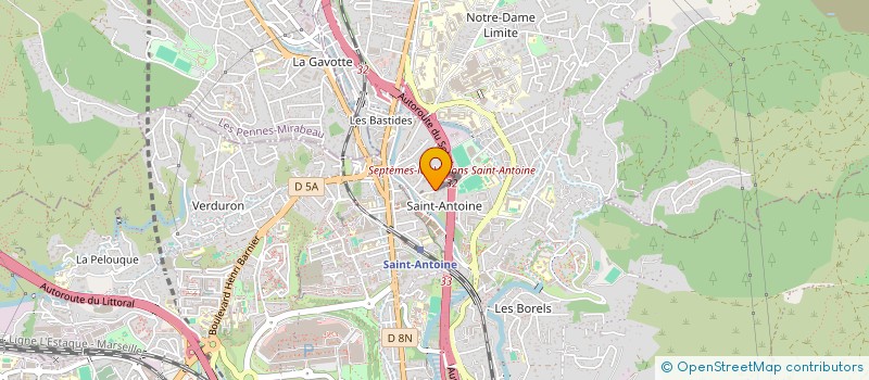 localisation de l'entreprise LA NOUVELLE ESPERANCE DE ST ANTOINE à MARSEILLE