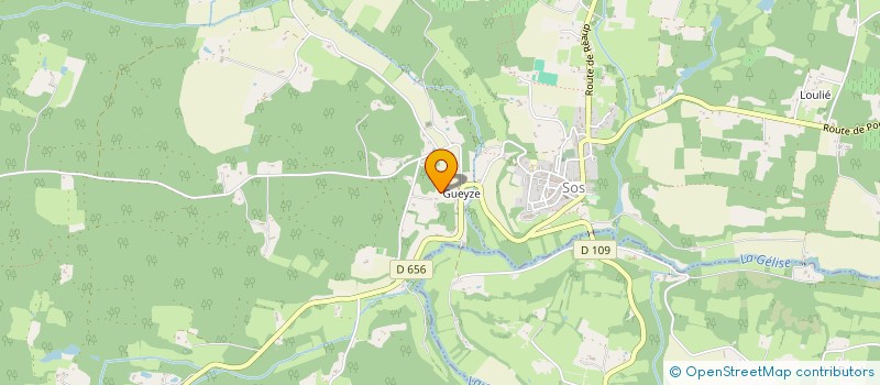 localisation de l'entreprise LA NOUVELLE FABRIQUE  SOS