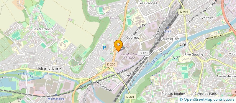 localisation de l'entreprise LA NOUVELLE FORGE à MONTATAIRE