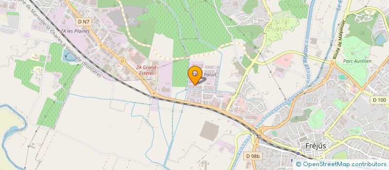 localisation de l'entreprise LA NOUVELLE FRITE  SAINT-RAPHAEL