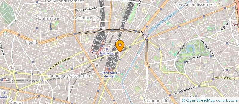 localisation de l'entreprise LA NOUVELLE INVITE  PARIS