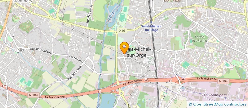 localisation de l'entreprise LA NOUVELLE JERUSALEM (LNJ) à SAINT-MICHEL-SUR-ORGE