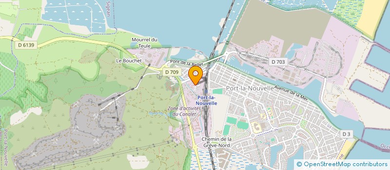 localisation de l'entreprise LA NOUVELLE LAVAGE  PORT-LA-NOUVELLE