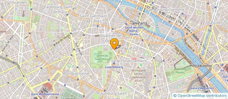 localisation de l'entreprise LA NOUVELLE LIBRAIRIE  PARIS