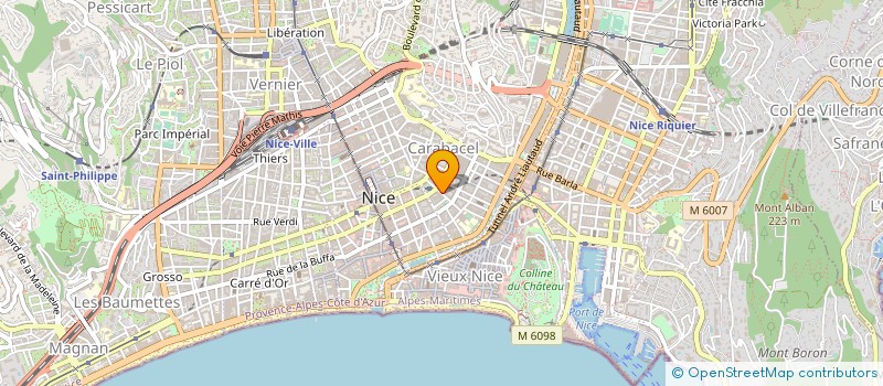 localisation de l'entreprise LA NOUVELLE LIBRAIRIE PAPETERIE-NOLIPAP à NICE
