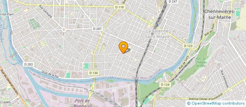 localisation de l'entreprise LA NOUVELLE MUSIQUE à SAINT-MAUR-DES-FOSSES