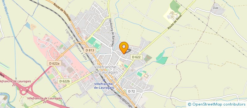 localisation de l'entreprise LA NOUVELLE OBELISQUE  AVIGNONET-LAURAGAIS