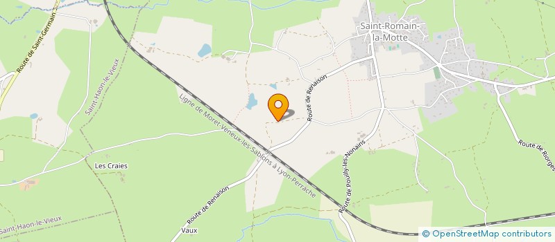 localisation de l'entreprise LA NOUVELLE PAGE  SAINT-ROMAIN-LA-MOTTE