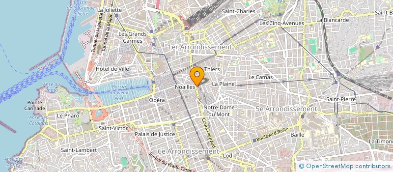 localisation de l'entreprise LA NOUVELLE PALME D'OR à MARSEILLE