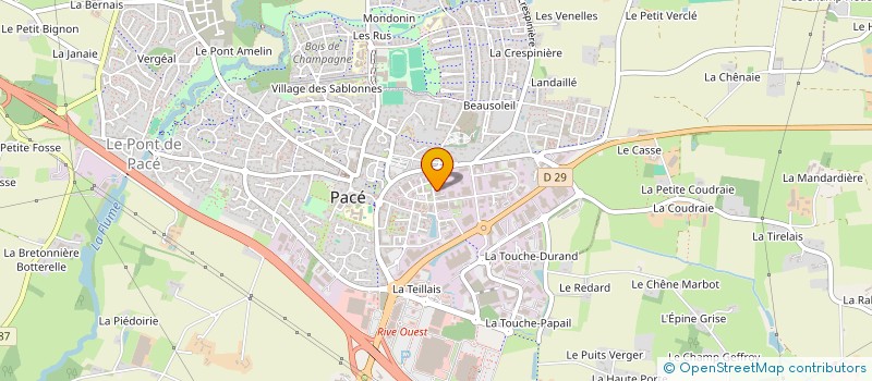 localisation de l'entreprise LA NOUVELLE PARENTHESE à PACE