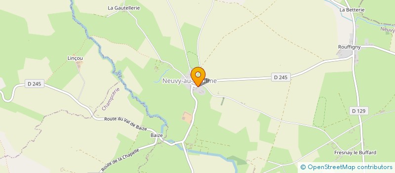 localisation de l'entreprise LA NOUVELLE QENNESHRE à NEUVY-AU-HOULME