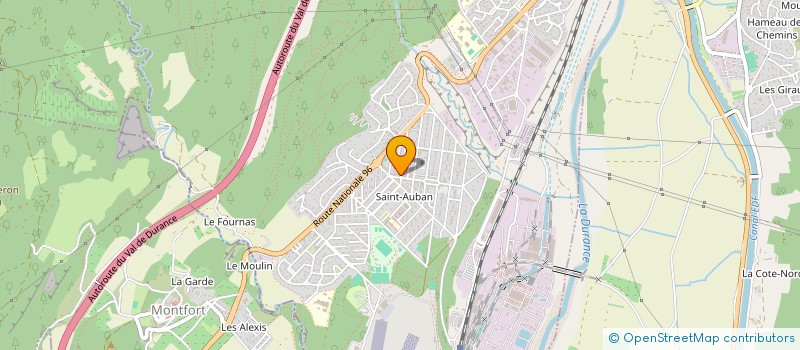 localisation de l'entreprise LA NOUVELLE RELEVE  CHATEAU-ARNOUX-SAINT-AUBAN