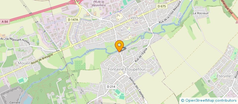 localisation de l'entreprise LA NOUVELLE REZ  FONTAINE-ETOUPEFOUR