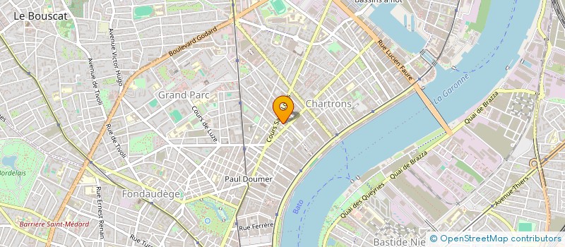 localisation de l'entreprise LA NOUVELLE SCENE  BORDEAUX