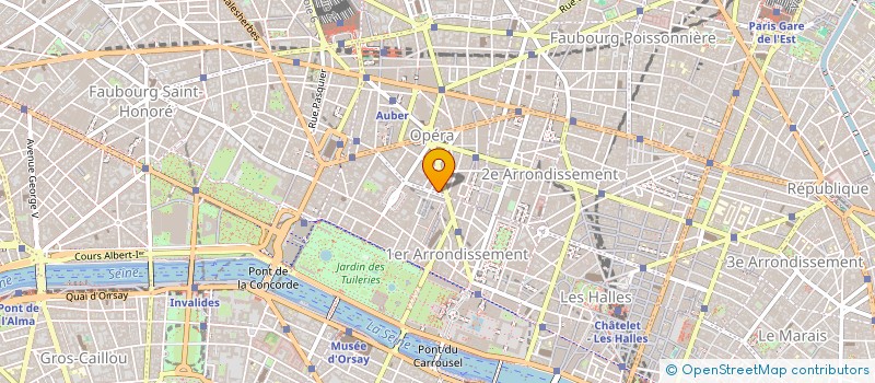 localisation de l'entreprise LA NOUVELLE SOCIETE MEYROWITZ à PARIS