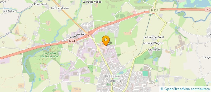 localisation de l'entreprise LA NOUVELLE VAGUE  BREAL-SOUS-MONTFORT