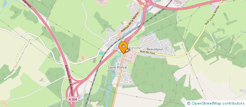 localisation de l'entreprise LA NOUVELLE VENCE  LA FRANCHEVILLE