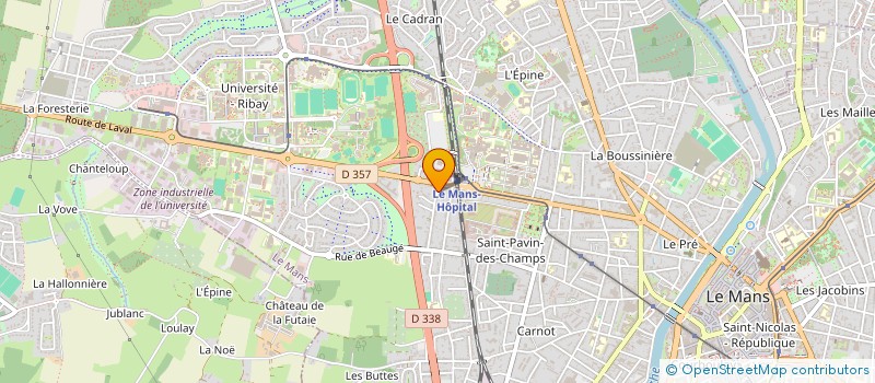 localisation de l'entreprise LA NOUVELLE VIE  LE MANS