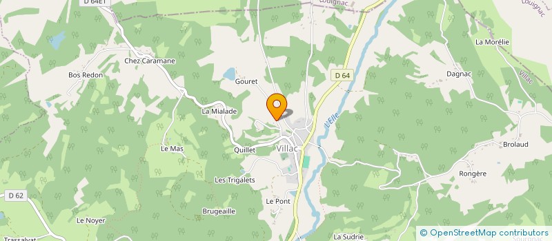 localisation de l'entreprise LA NOUVELLE VIE  TERRASSON LAVILLEDIEU