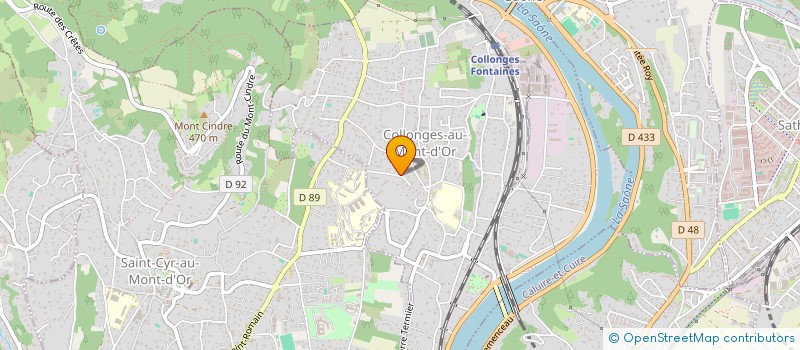 localisation de l'entreprise LA NOUVELLE VIE  COLLONGES-AU-MONT-D'OR
