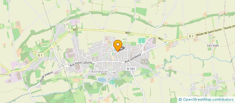 localisation de l'entreprise LA NOUVIALETTE  ANNEYRON