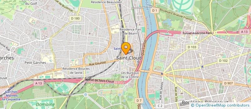 localisation de l'entreprise LA NOVA à SAINT CLOUD