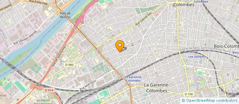 localisation de l'entreprise LA NOX à COLOMBES