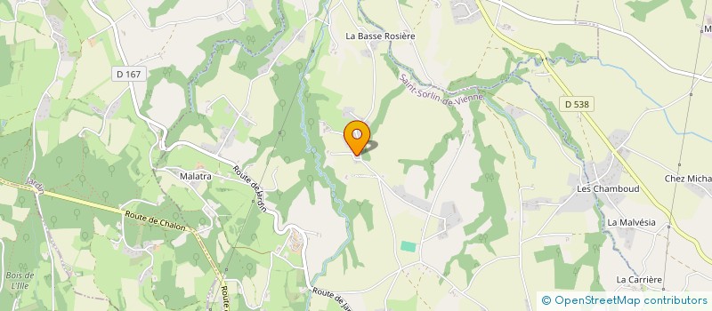 localisation de l'entreprise LA NOYEREE  LUZINAY