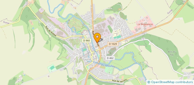 localisation de l'entreprise LA NTB IMMOBILIERE  GUISE