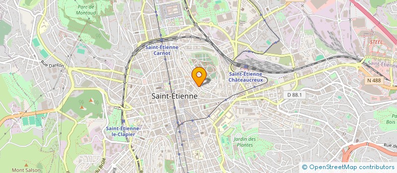 localisation de l'entreprise LA NUIT  SAINT-ETIENNE